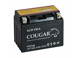 COUGAR AGM VRLA 12В 6ст 12 а/ч пп YT14B-BS
