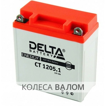 DELTA CT1205.1 12В 6ст 5 а/ч оп YB5L-B, 12N5-3B