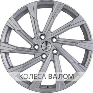 Khomen Wheels KHW1901 (Mazda CX-5/CX-8) 7.5x19 5x114.3 ET45 67.1 Brilliant Silver-FP